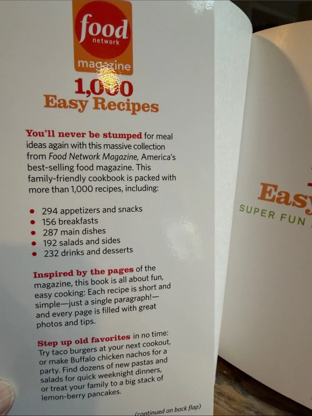 Food Network 1,000 Easy Recipes Softcover Cookbook - Picture 6 of 6